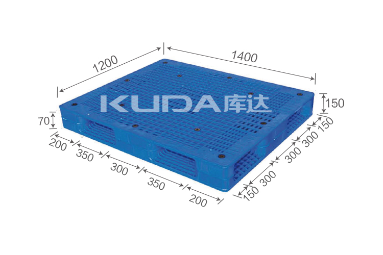 1412B網(wǎng)格雙面塑料托盤