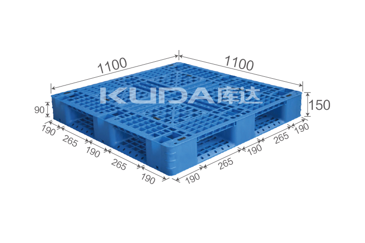 1111G網格田字（置鋼管）塑料托盤