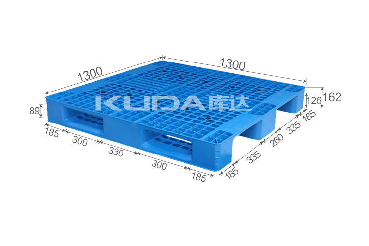 1313C網(wǎng)格川字（置鋼管）塑料托盤