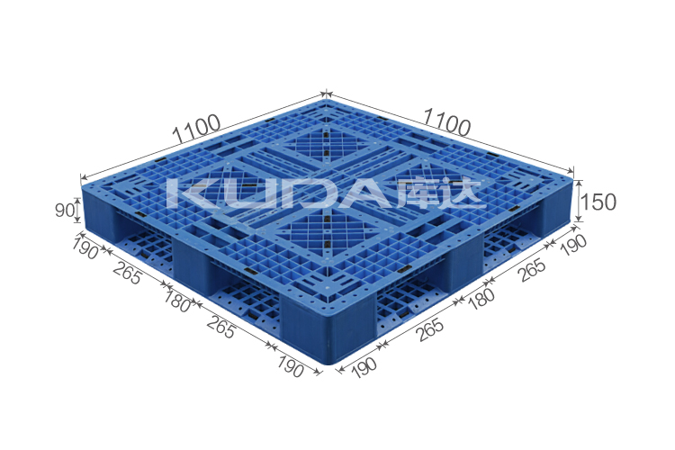 1111A網(wǎng)格田字塑料托盤(pán)
