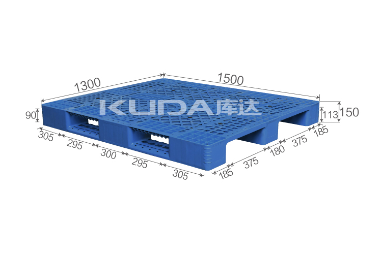 1513A網(wǎng)格川字塑料托盤