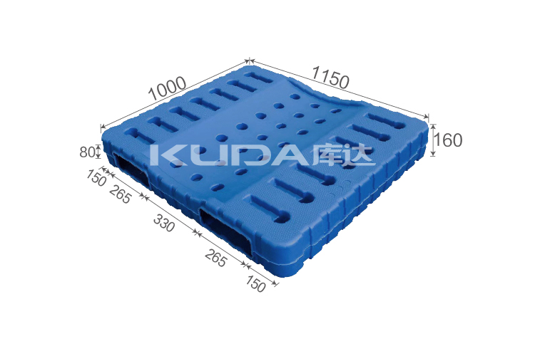 11510A吹塑雙面塑料盤托盤