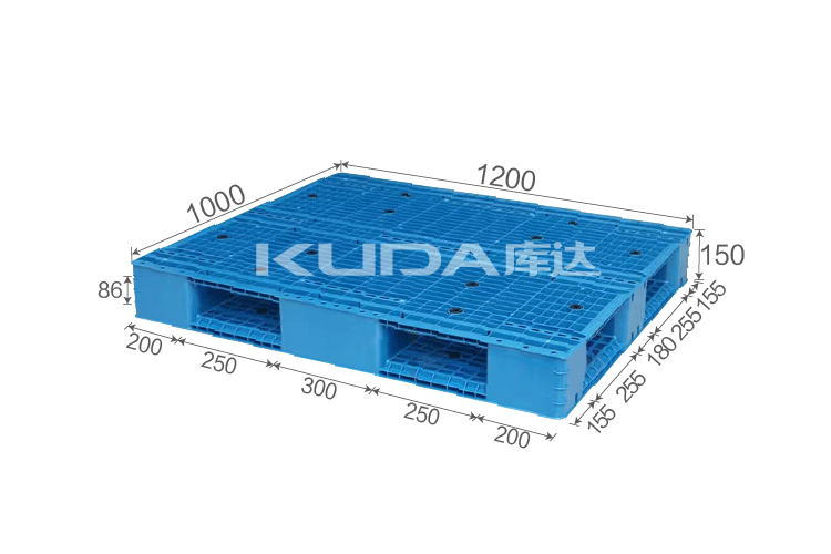 1210J網(wǎng)格雙面塑料托盤