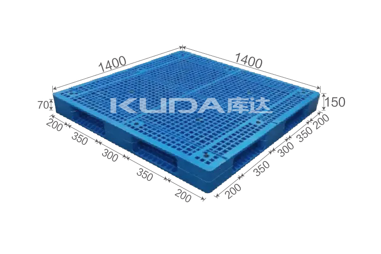 1414A網(wǎng)格雙面塑料托盤